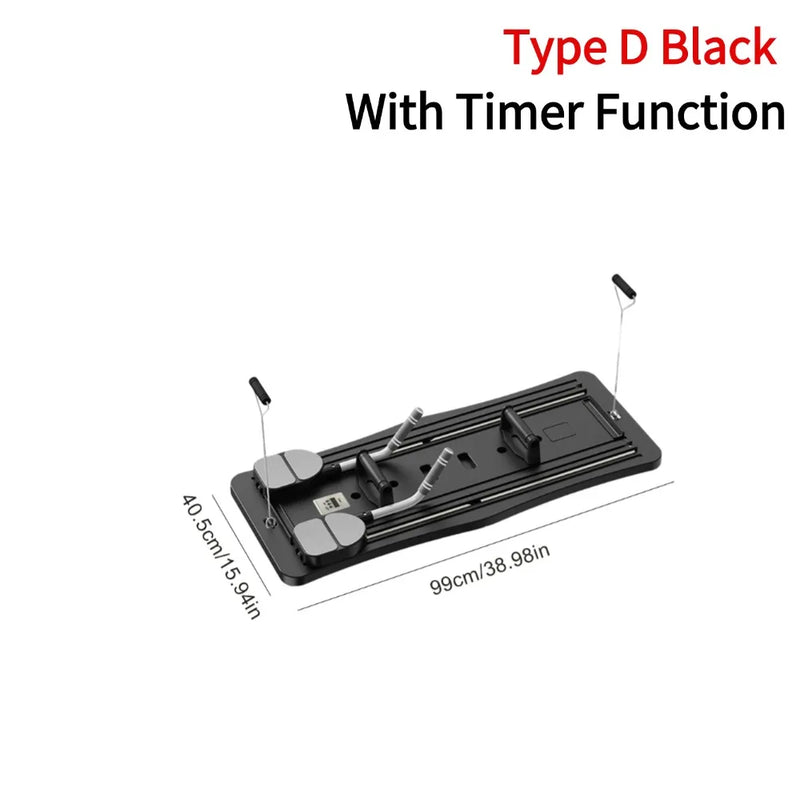 Multifunctional pilates reformer for fitness