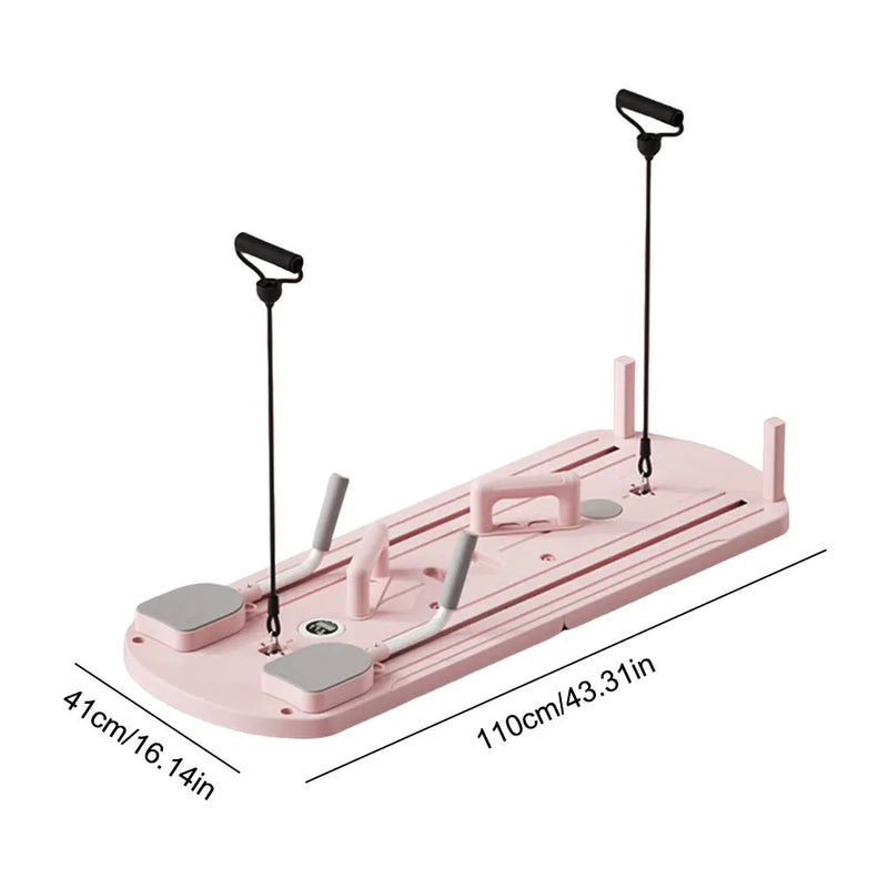 Multifunctional pilates reformer for fitness