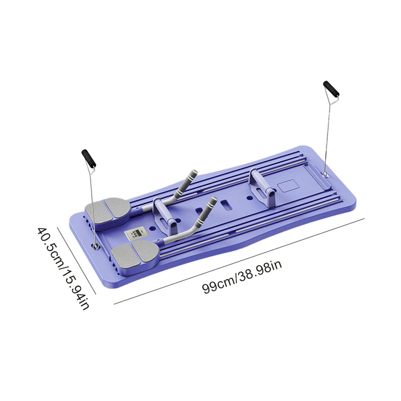 Multifunctional pilates reformer for fitness