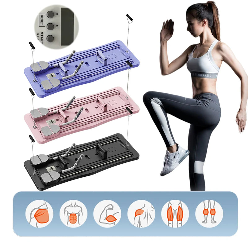 Multifunctional pilates reformer for fitness