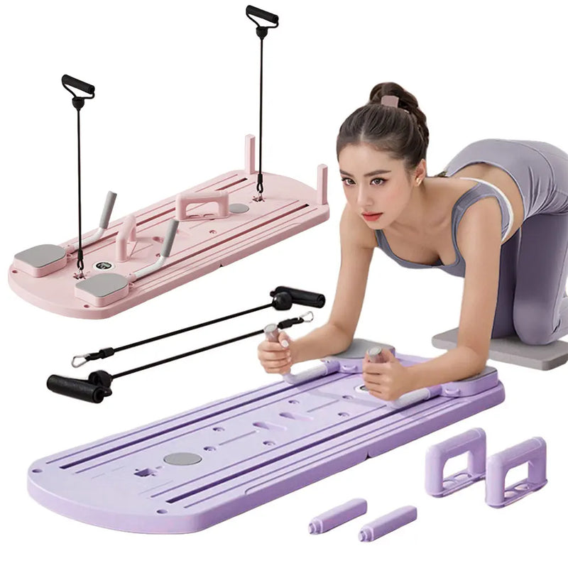 Multifunctional pilates reformer for fitness